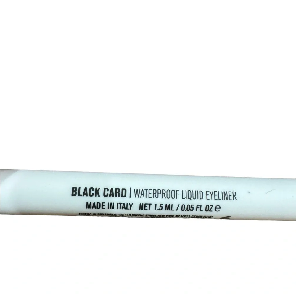 Il Makiage waterproof liquid eyeliner. Black Card. NWT